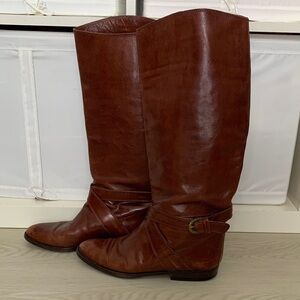 Italian leather boots 38 CE
